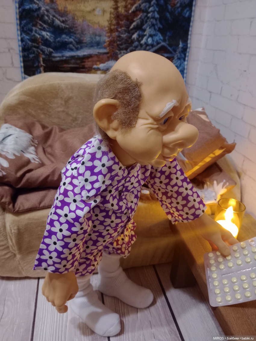 Деда заболел🤒 — Винтажные куклы ГДР (Немки): Бигги