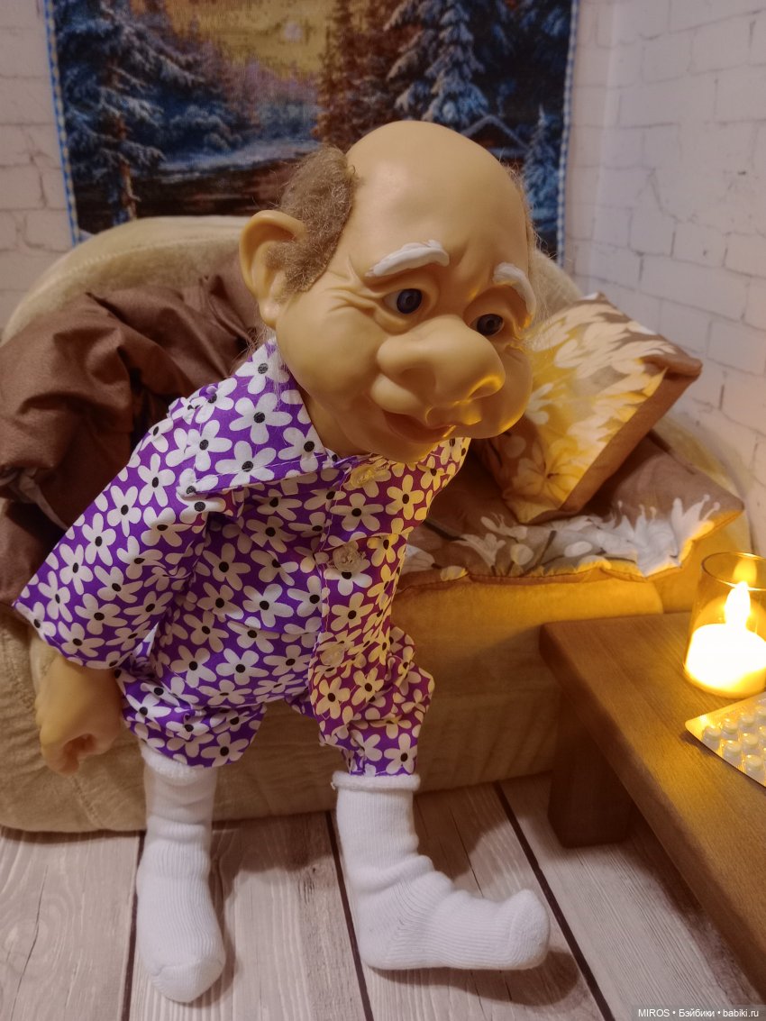Деда заболел🤒 — Винтажные куклы ГДР (Немки): Бигги