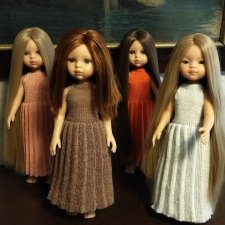 Платье для куклы Паола Рейна