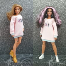 Две девочки, одно платье