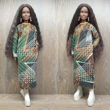 Платье для Барби пышки