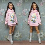 Худи на Барби пышку