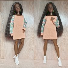 Платье для Барби пышки