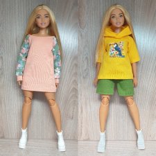 Лот одежды на Барби пышку