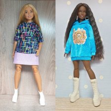 Лот одежды на Барби пышку