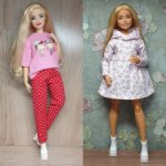 Лот одежды на Барби пышку