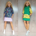 Лот одежды на Барби пышку