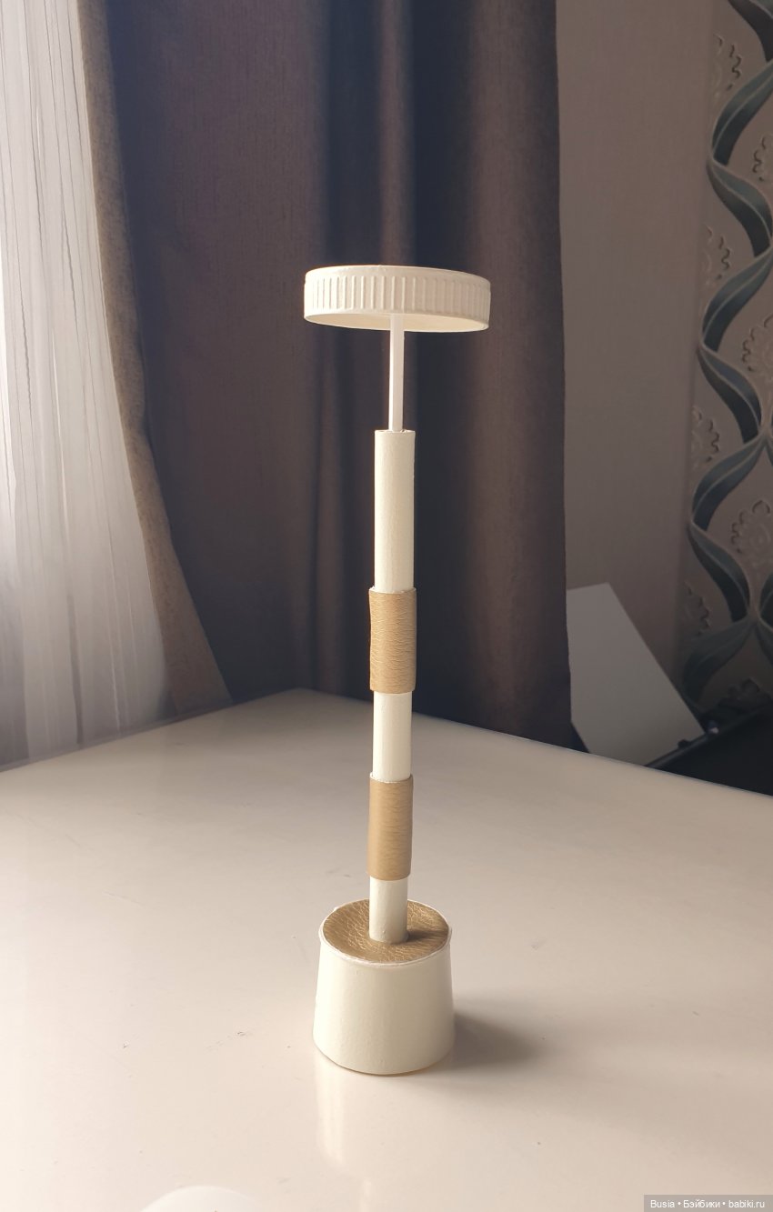 Торшер Всё очень просто — Кукольная миниатюра своими руками: еда (фото 9)