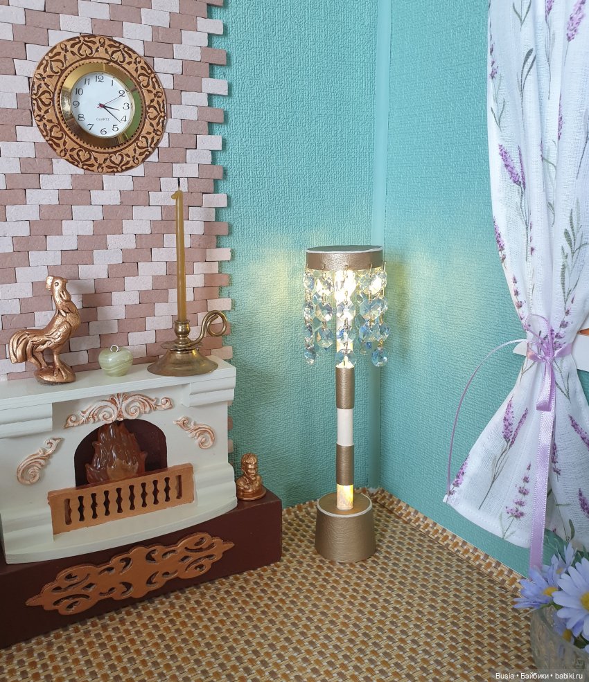 Торшер Всё очень просто — Кукольная миниатюра своими руками: еда