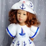 Одежда  для кукол Готц  и Цвергназе  ростом 48-50  см