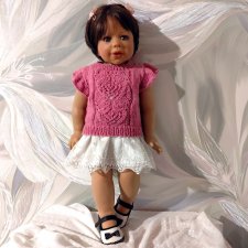 Жилетка вязаная.