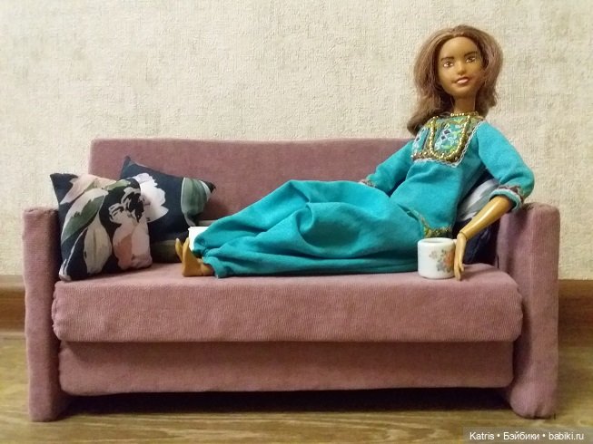 диван для кукол своими руками