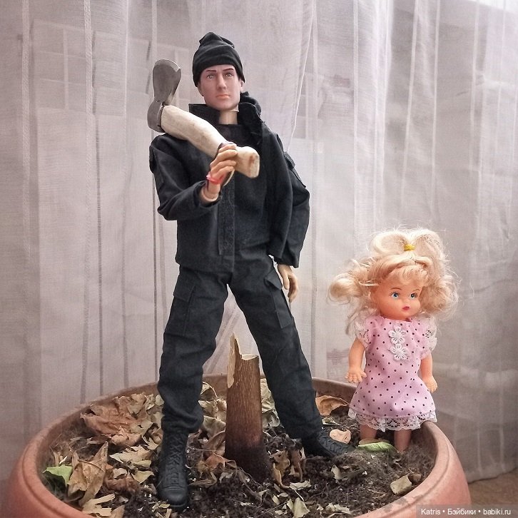 Сельские мотивы и топор — Авторские украшения и аксессуары для кукол: фото (фото 5)