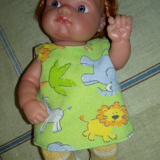 Готовим гардероб к лету. Двухстороннее платье или топ на Пепиту 21см Антонио Хуан