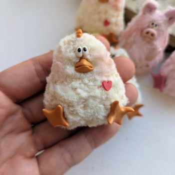 Цыплята. Брошки