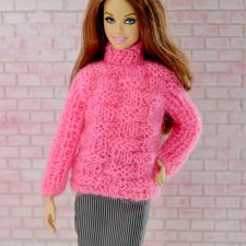 Джемпер, свитер для кукол 1/6 барби, кена, Fashion Royalty, бжд, азон, action figures