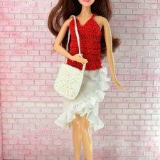 Сумка, рюкзак для кукол 1/6, барби, бжд, азон, FR, RH