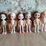 Китайские шарнирные куклы с аниме глазами