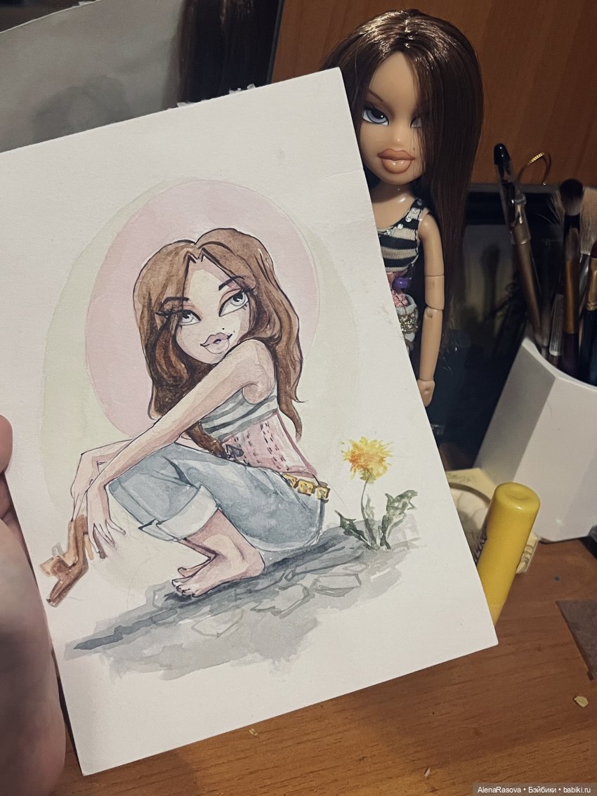 Подставка для телефона в виде Bratz | Бэйбики Подставка для телефона в виде Bratz