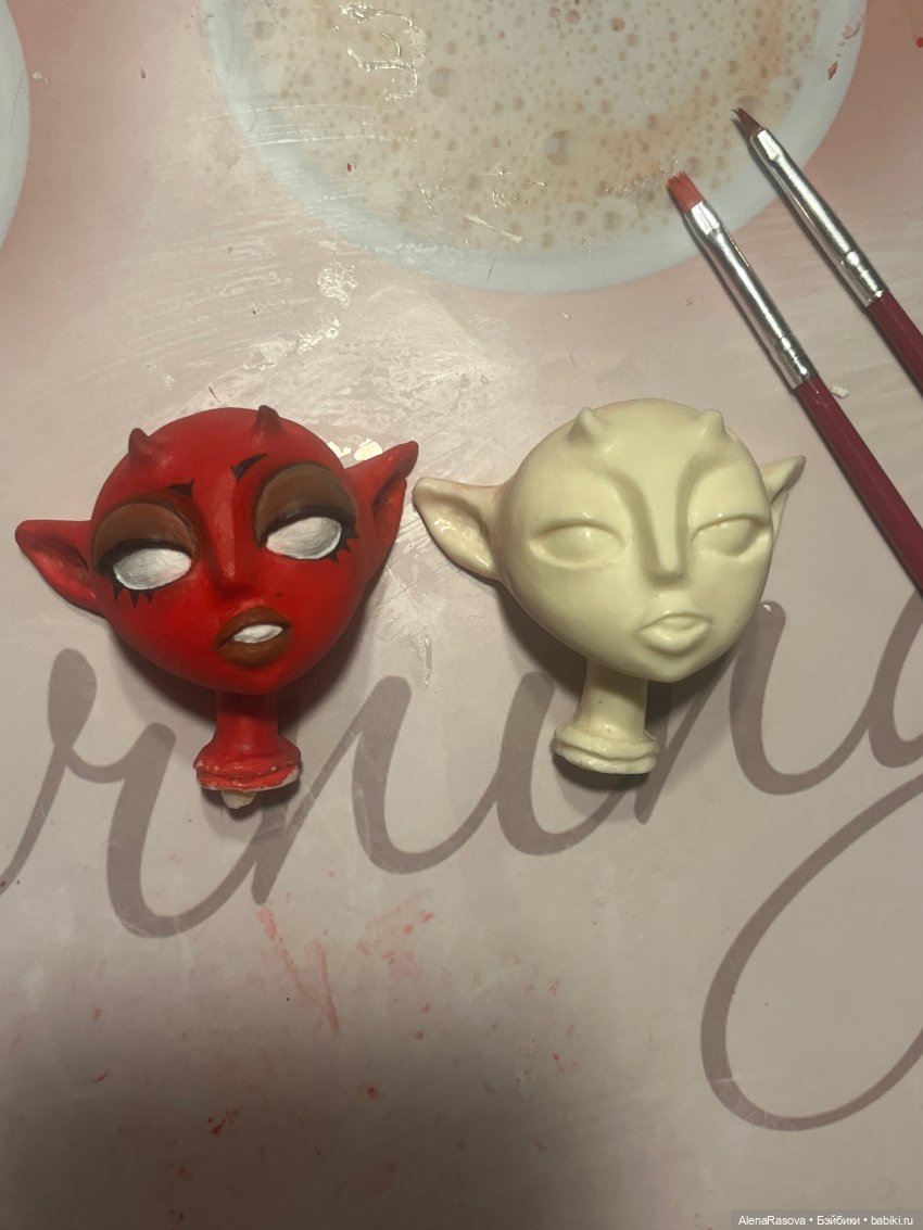 Куколка в смешанной технике. Процесс | Бэйбики Куколка в смешанной технике. Процесс (фото 3)