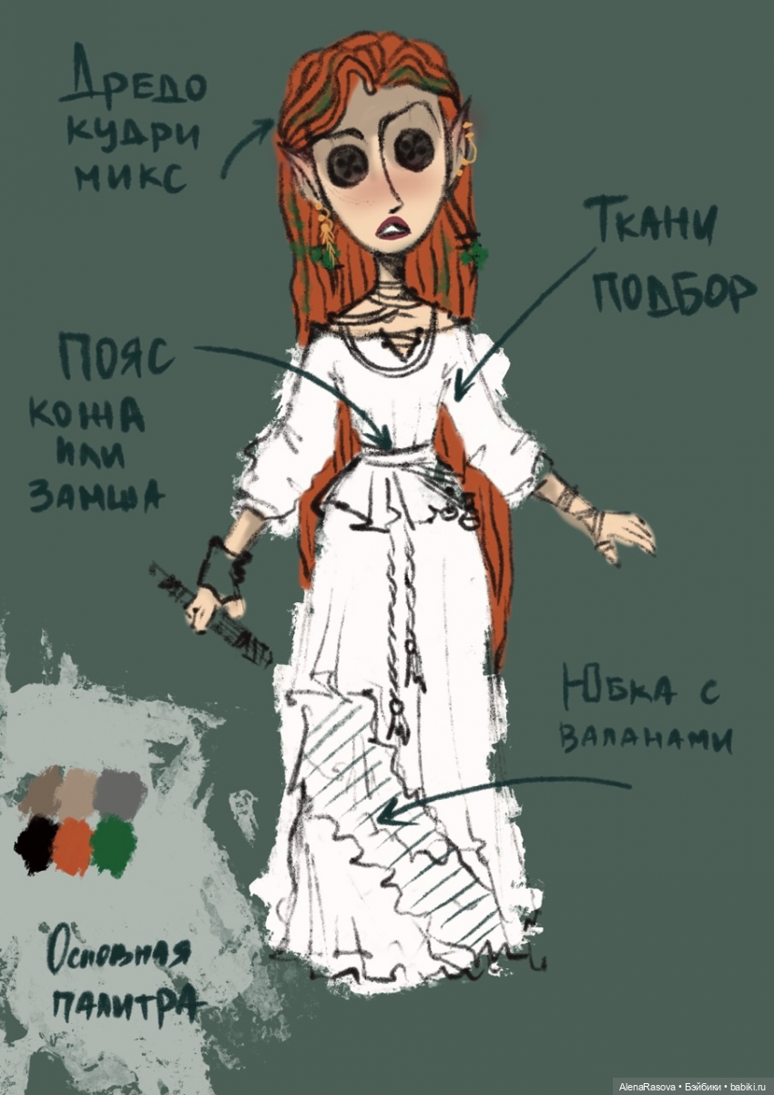 Кукла ведьма по мотивам Коралины в стране кошмаров