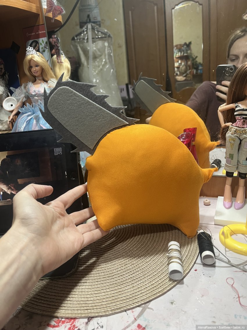 Бензопилёнок — Текстильные игрушки и примитивы: кофейные