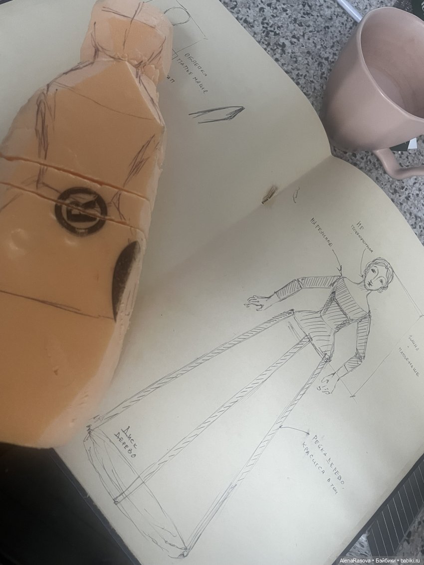 Создание куклы по мотивам Сантос ч.1