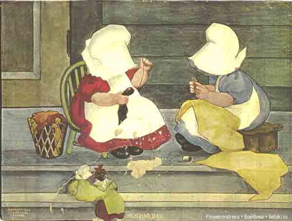 Девочка в капоре или история Sunbonnet (1 часть) | Бэйбики Девочка в капоре или история Sunbonnet (1 часть)