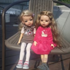 Мои ванильные красотки на прогулке