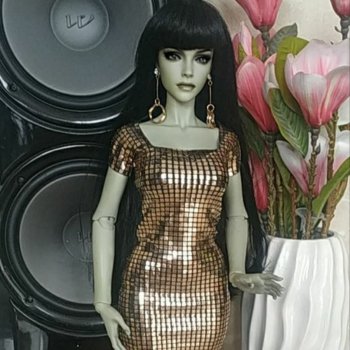 Раффина в Новогоднем образе