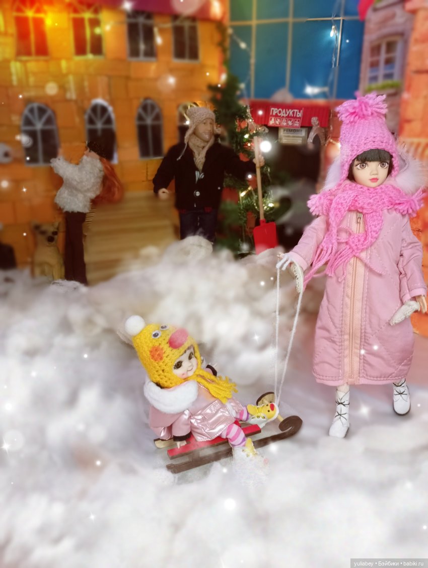Куклогорск. Зимний вечер.🎄☃️🏡🏠