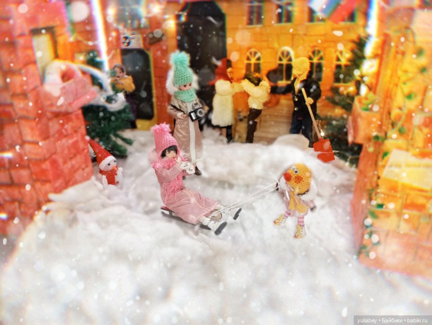 Куклогорск. Зимний вечер.🎄☃️🏡🏠