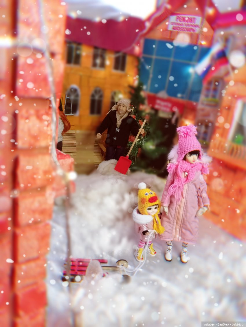 Куклогорск. Зимний вечер.🎄☃️🏡🏠