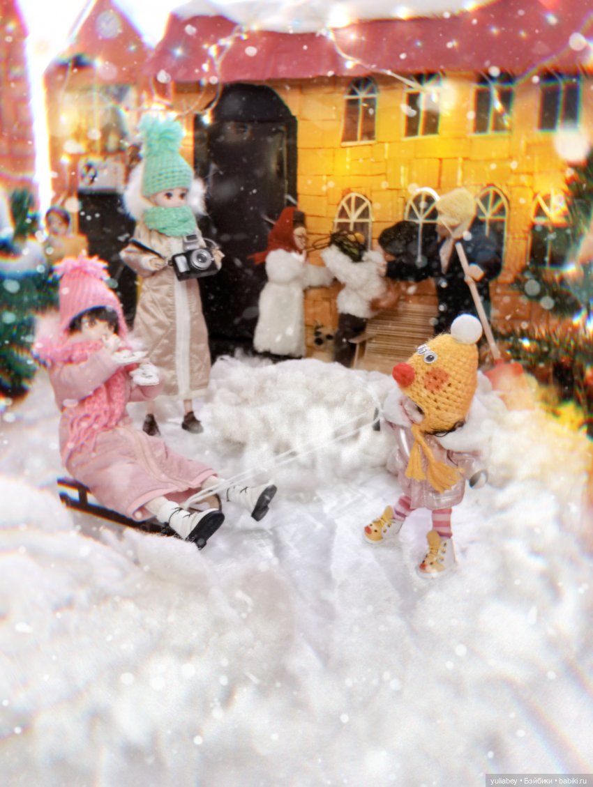 Куклогорск. Зимний вечер.🎄☃️🏡🏠