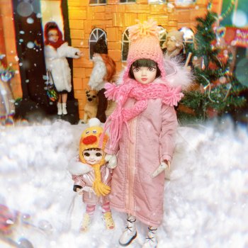 Куклогорск. Зимний вечер.🎄☃️🏡🏠