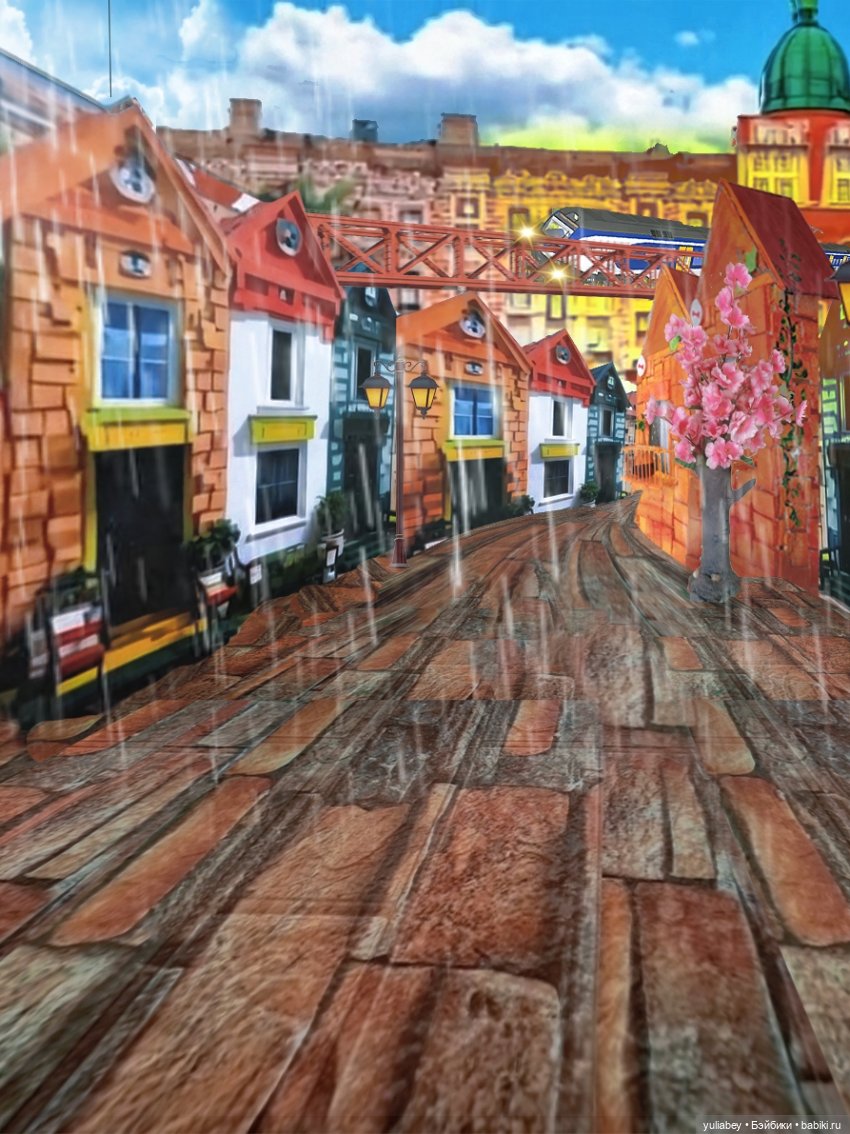 Куклогорск. Дождливый день