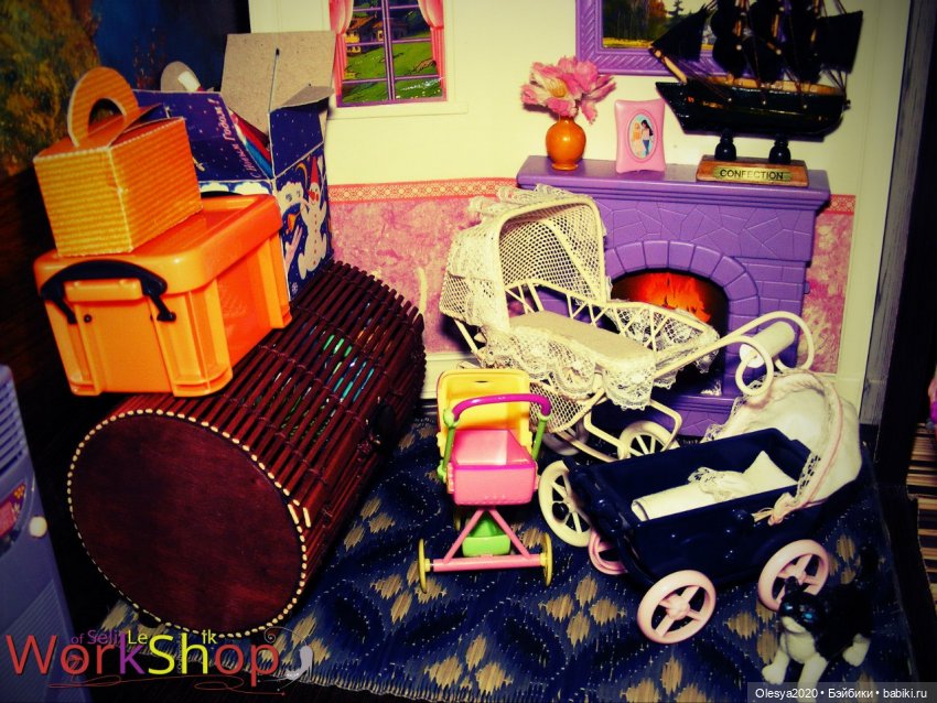 Обустройство кукольного домика №2 | Бэйбики Обустройство кукольного домика №2