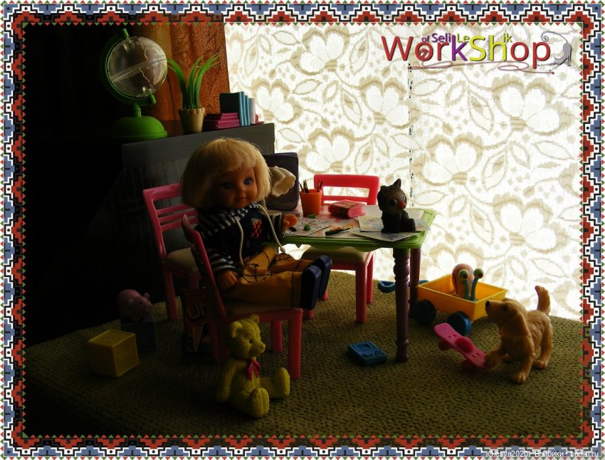 На крыше домика №2 — Кукольные домики своими руками: фото