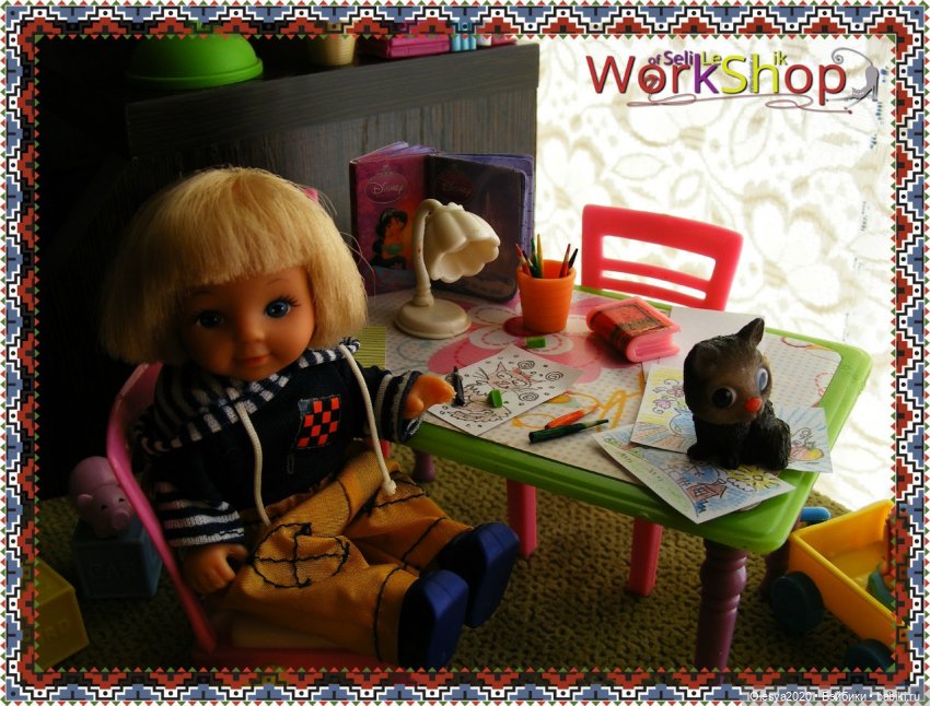 На крыше домика №2 — Кукольные домики своими руками: фото (фото 2)