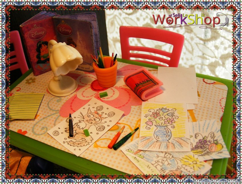 На крыше домика №2 — Кукольные домики своими руками: фото (фото 8)