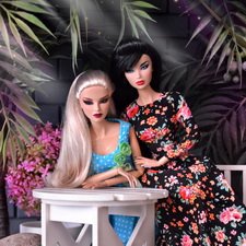 Очень красивые девушки Акейн и Харли