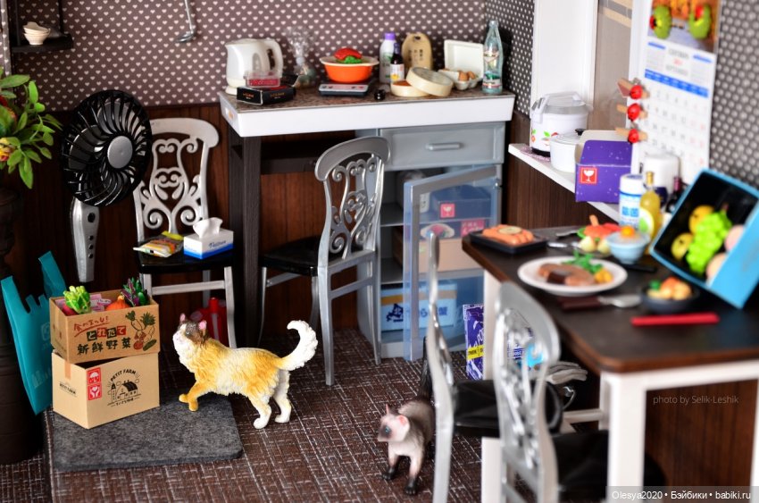 Наша любимая кухонька — Кукольная миниатюра своими руками: еда