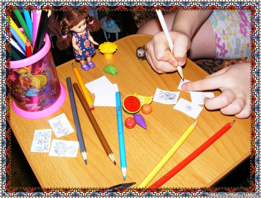 Поделки: Детские рисунки — Кукольная миниатюра своими руками: еда (фото 6)