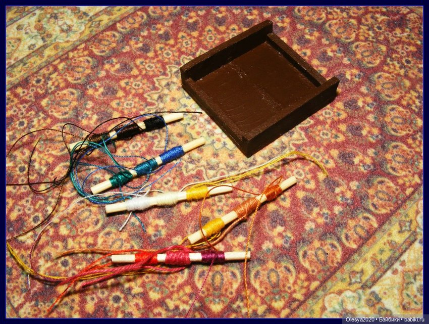 Поделки: Коробка с нитками (фото 8)