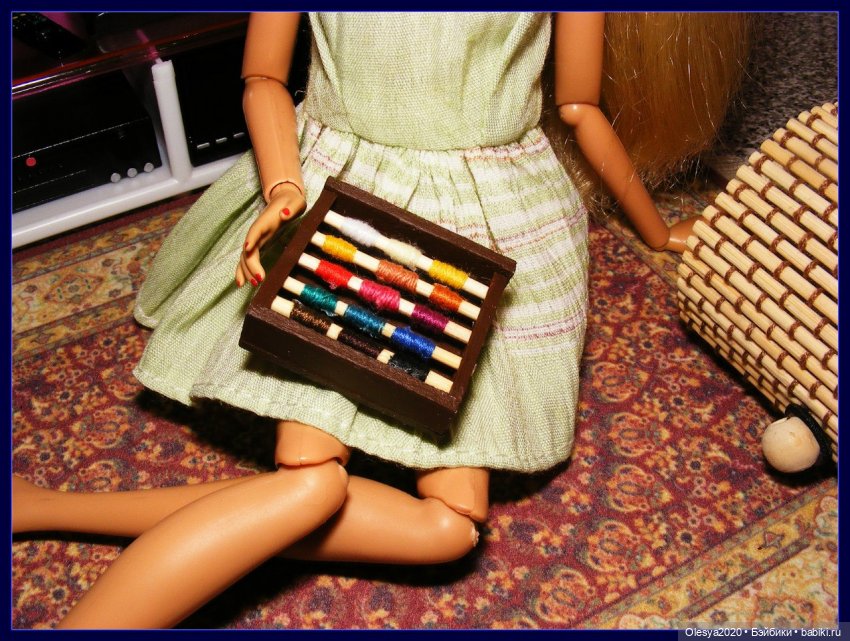 Поделки: Коробка с нитками