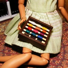 Поделки: Коробка с нитками