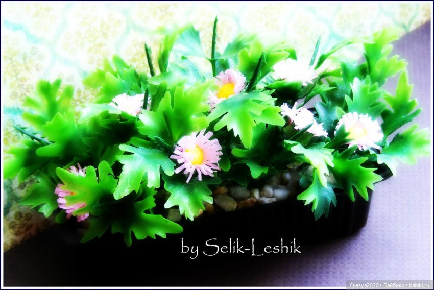 Поделки: Вазон с цветами — Кукольная миниатюра своими руками: еда (фото 8)