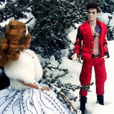 Алекс и Эся в зимнем лесу ❄