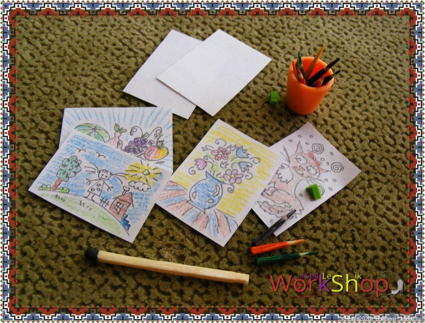 Риддиан со своими рисунками 🖍 (фото 8)