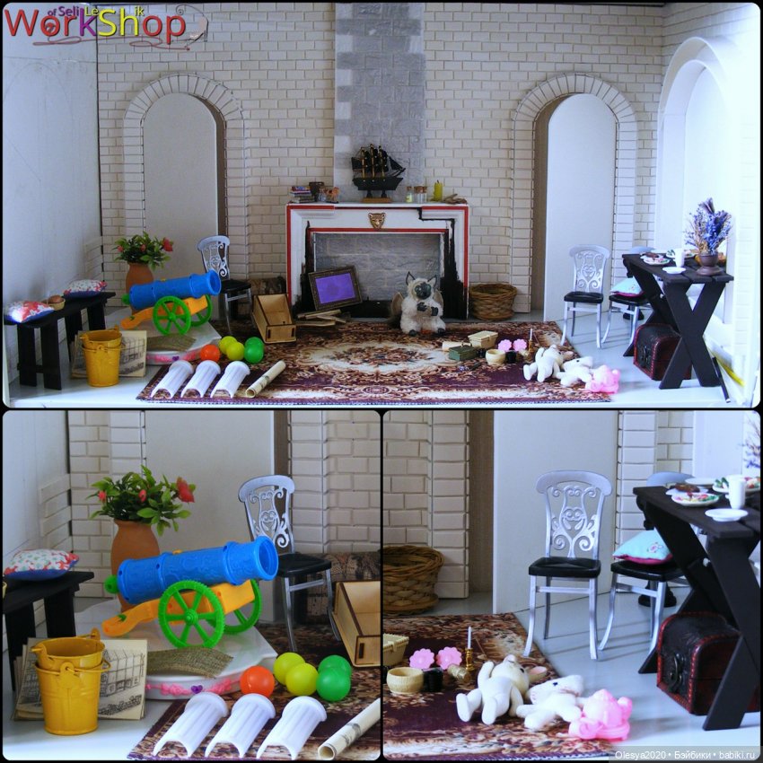 Большая стройка каминного зала во дворце Этельстоун 🏰